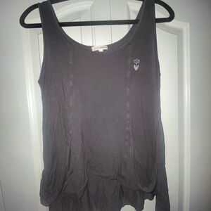Dutch Bros Gray Sleeveless Top